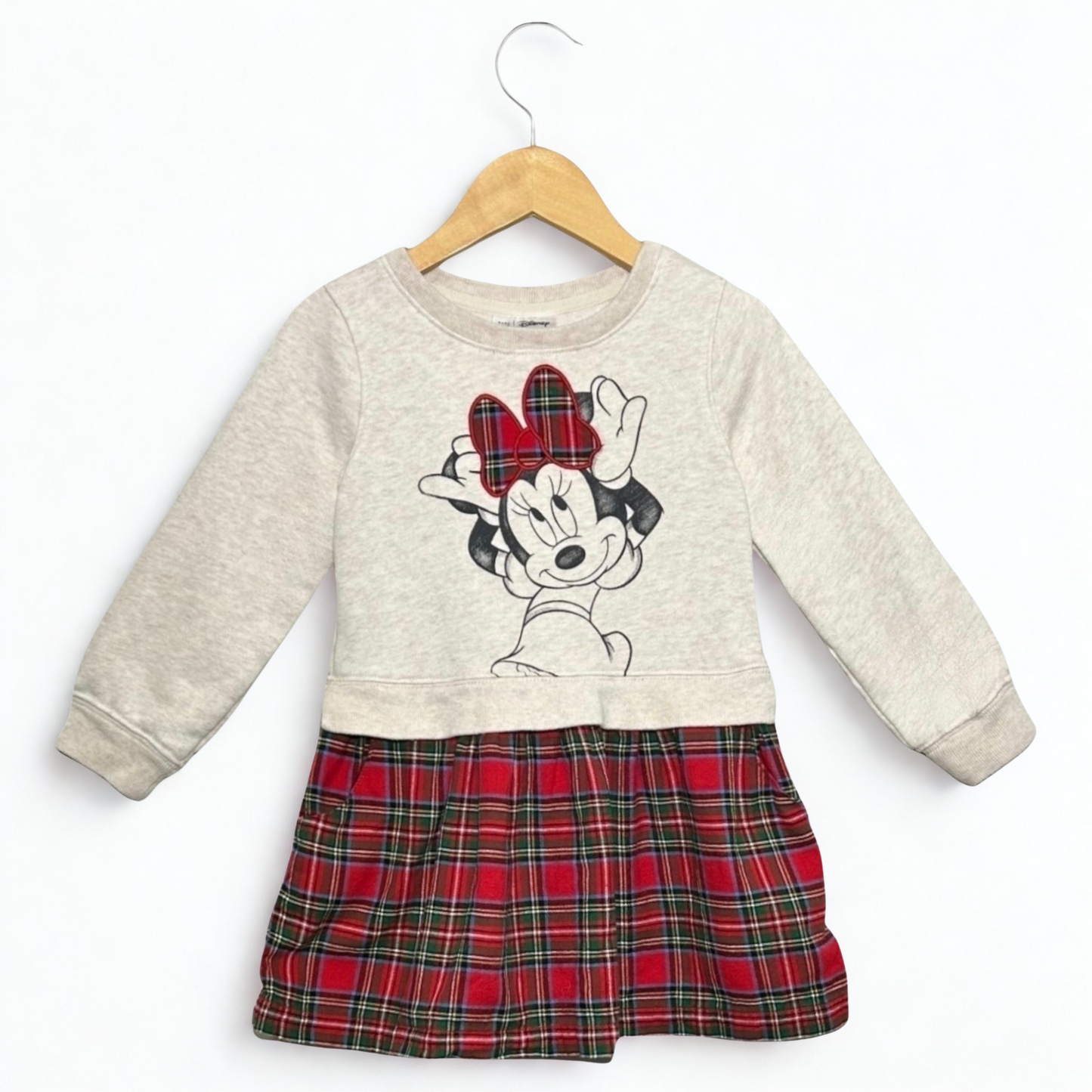 Gap Minnie Mouse Sweatshirt Dress (3 Years)