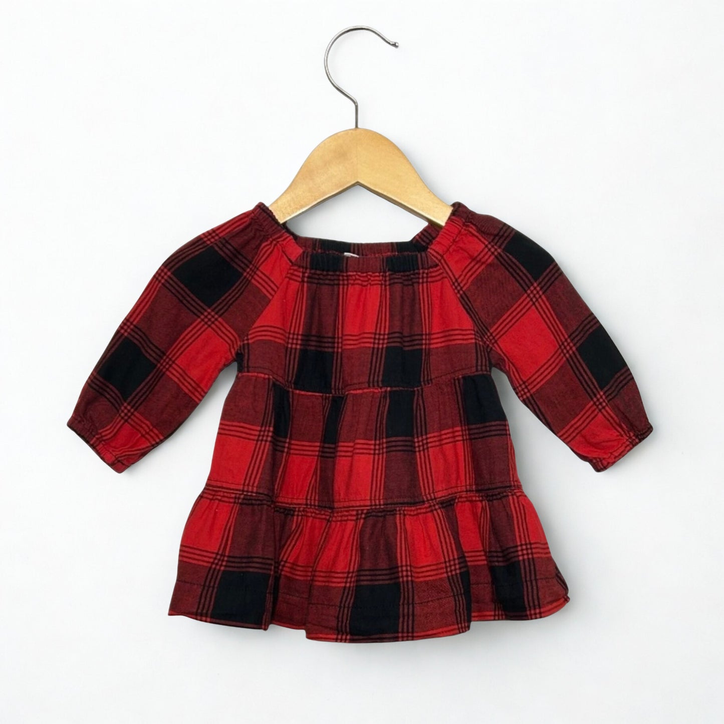 Gap Buffalo Plaid Dress (0-3 Months)