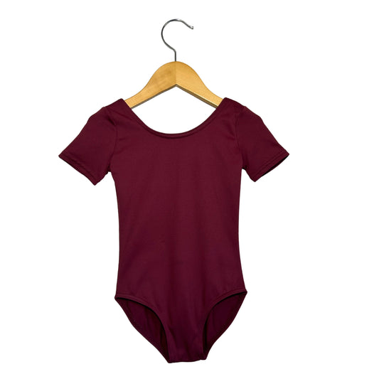 Mondor Burgundy Bodysuit Short-Sleeve (4-6)
