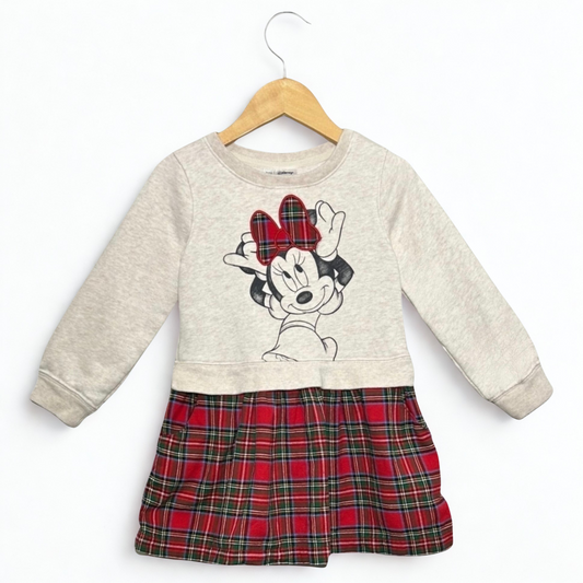 Gap Minnie Mouse Sweatshirt Dress (3 Years)