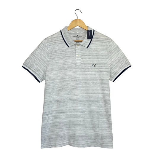American Eagle Grey Polo (Men's XL)