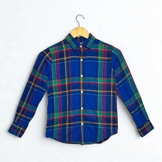 Gap Plaid Button-Down (8-9 Years/M)
