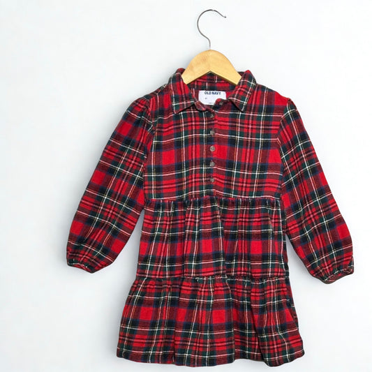 Old Navy Plaid Dress (5T)