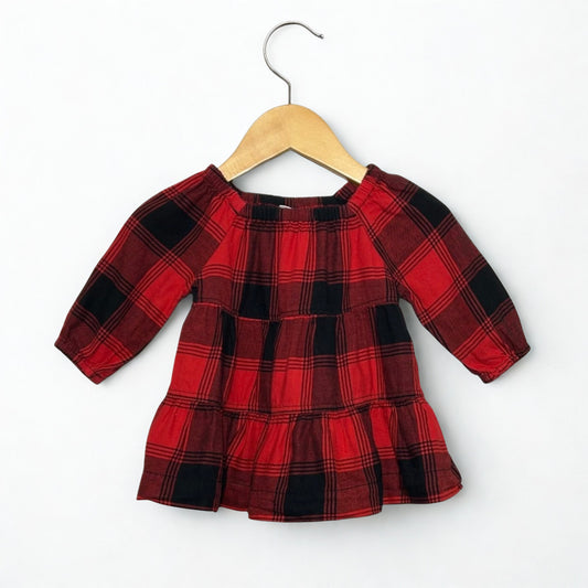 Gap Buffalo Plaid Dress (0-3 Months)