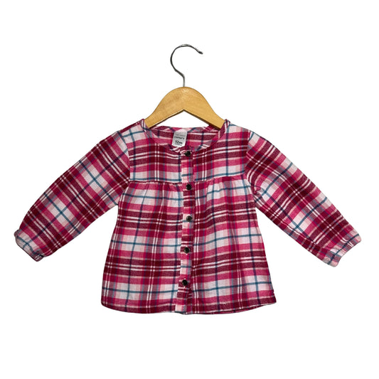 Carter's Plaid Button-Down (12M)